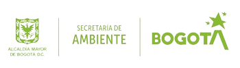 Logo de la secretaria de ambiente en la parte posterior de la pagina